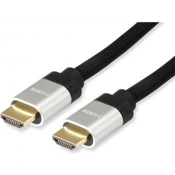 Equip 119386 Cable HDMI 2.1 High Speed 48Gbps 8K/60Hz 4K/120Hz Mallado Macho/Macho 15m Negro