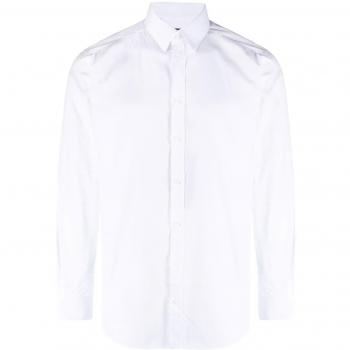 Dolce & Gabbana Men's Cotton Shirt, White, Size 41 CM, G5EJ1TFU5U8