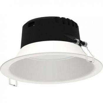 Foco empotrable LED luz cálida 12W 17,3 cm Ø MEDANO - Downlight Empotrable Redondo, 3000K, 1100lm, Blanco, Recorte 150mm