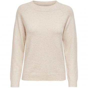 Jersey Only Mujer Onlrica Life Pullover Crema/Sudadera Only Onlrica Life Birch Mujer
