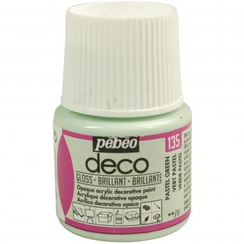 Pintura Acrílica Brillante PEBEO Deco - Verde Pastel - 45 ml
