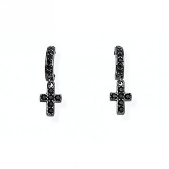 Pendientes de mujer Amen EBCNN, diseño elegante, material hipoalergénico, cierre de presión, estilo moderno y versátil