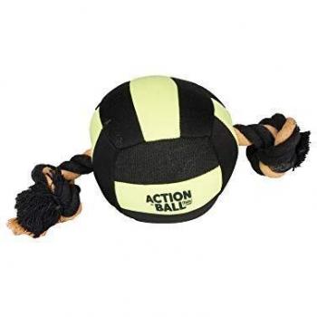 Karlie 45439 Pelota Aqua Ball Action, Negro y Amarillo, 13 cm, M