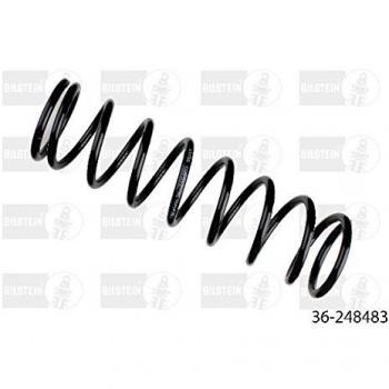 Muelle de suspensión BILSTEIN 36-248483, tipo coil spring, diseñado para optimizar la estabilidad y el rendimiento del vehículo, fabricado con materiales de alta calidad para una mayor durabilidad y resistencia a la corrosión, compatible