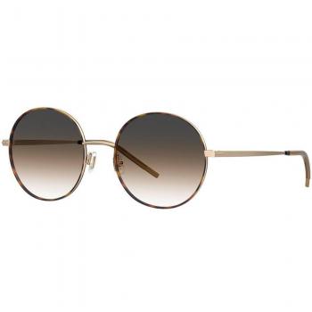 Gafas de Sol Hugo Boss 1593/S Graduadas o No Graduadas Metálicas Tondas Oro y Havana Tamaño M