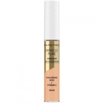 Max Factor Miracle Pure Skin Liquid Coverage Concealer with Moisturising Effect, Shade 20, 7.8 ml