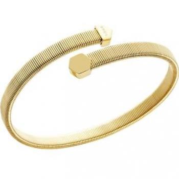 Pulsera de Mujer BREIL GLEAM en Acero Color Oro Talla Pequeña Sin Piedras - TJ3295