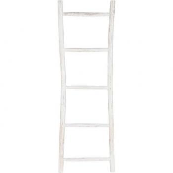 Toallero de Pie Home ESPRIT Blanco Teca 50 x 5 x 150 cm