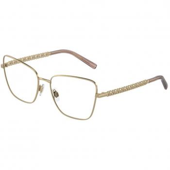Dolce & Gabbana DG1346 Women's Eyeglasses Gold Size 55 (Frame Only) - Blue Light Block Available