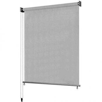 vidaXL - Estor Enrollable para Exterior, 120 x 230 cm, Color Blanco