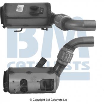 Filtro de partículas y hollín BM CATALYSTS BM11040H, sistema de escape para vehículos con características de alta eficiencia en la reducción de emisiones, compatible con diversas marcas y modelos, diseñado para cumplir con las normativas ambientales