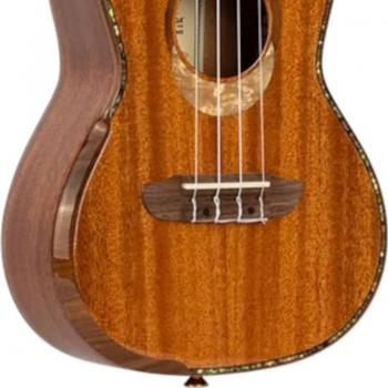 Ortega Eclipse-CC4 Concert Ukulele - Natural Gloss Finish with Case