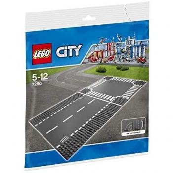 LEGO City Placas Rectas y Placas de Cruce - Bloques de construcción para niños