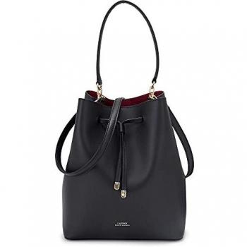 RALPH LAUREN 431697679001 DRYDEN Bolso Mujer NERO BLK/RED UNI