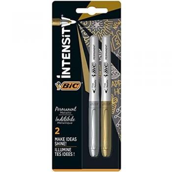 Marcador Permanente Oro/Plata BIC 900340
