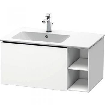 Mueble Bajo Lavabo Duravit L-Cube 82x48,1 cm, 1 Cajón, Becken Izquierdo, Blanco Mate