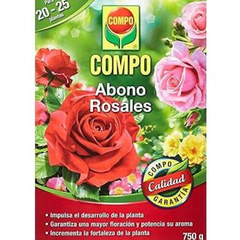 COMPO Abono para rosales Apto también para otras plantas de flor, Envase estanco, Granulado, Para 20-25 plantas, 750 g, 2655102011