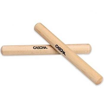 CASCHA HH 2005 Claves de arce, 1 par, para percusión y educación musical temprana