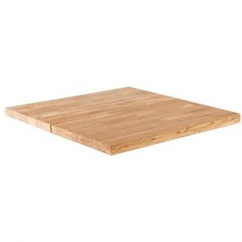 Tablero de roble con bordes rectos (60 x 60 cm)