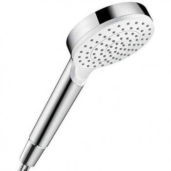 Hansgrohe 26334400 Crometta Green Ducha de mano, 6 l/min, Blanco/Cromo, 1 tipo de chorro