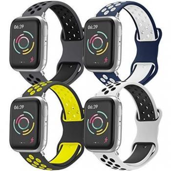 Correa de Reloj Compatible con Apple Watch 44 mm 42 mm 40 mm 38 mm, Correa de Repuesto de Silicona Suave y Agradable para la Piel, Compatible con la Serie iWatch 5/4/3/2/1