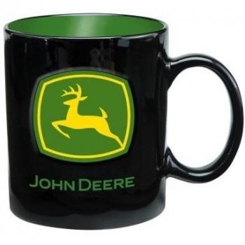Vandor 28061 John Deere 20 oz Ceramic Mug, Black, Green, and Yellow by Vandor