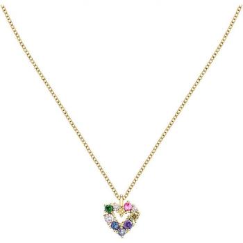 Morellato Colori Colgante Mujer de Acero, latón, circonitas y piedra preciosa