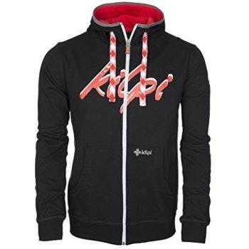 Kilpi Tullio - Sudadera con capucha para hombre, color negro, talla M