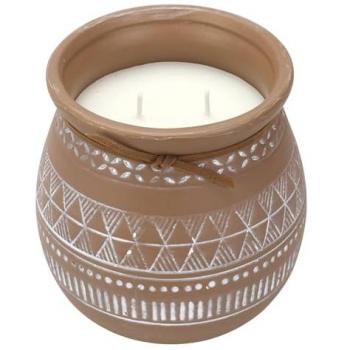 Vela Aromática en Envase de Cemento Ø13x13cm Well Home