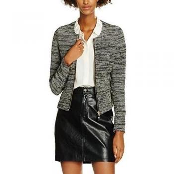 VERO MODA VMSTRUCTURE L/ S BLAZER A, Chaqueta de traje Mujer, Gris