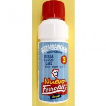 QUITAMANCHAS DE HIERBA SUDOR CAFE PARA TODO TIPO DE TEJIDOS 50 ML. FERROKIT