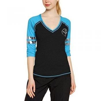 Zumba Laces Out Baseball - Camiseta para mujer, color schwarz/blau, talla Medium