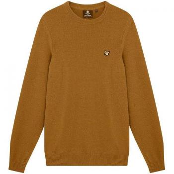 Jersey Lyle & Scott V1 Crew Neck Marrón Hombre