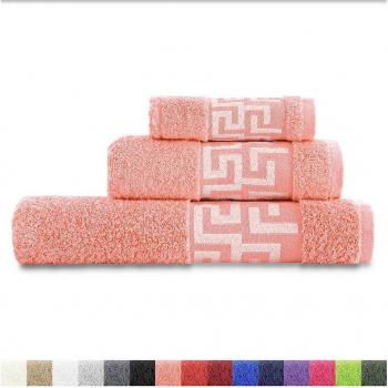 EIFFEL TEXTILE Juego de Toallas de Baño Emperador 3 Piezas Coral