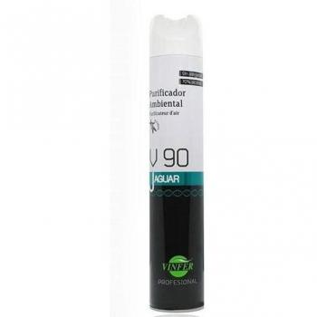 Vinfer Purificador Ambiental V90 Aerosol Desinfectante con 70% Alcohol Aroma Eucalipto Envase 750ml Libre de Alérgenos