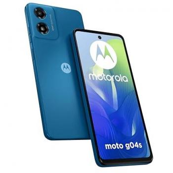 Motorola Moto G04s Dual SIM 6.6 Octa-Core 128GB 4GB RAM 4G LTE Batería 5000 mAh Azul Satinado