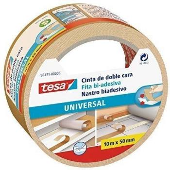 Tesa 56171-00005-02 - Cinta de doble cara universal, 10 m x 50 mm
