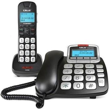 Ideus ITCOMBOBB10 - Teléfono combo de sobremesa, color negro
