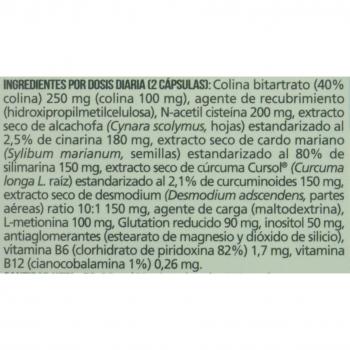 Naturlider Hepatic Complex con Colina, Alcachofa, Cardo Mariano y Cúrcuma - 60 Cápsulas