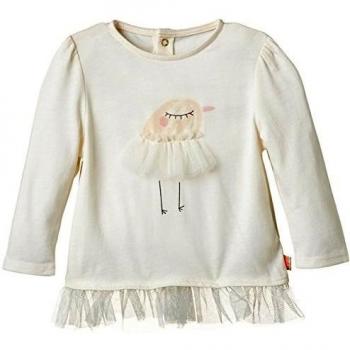Billieblush TEE-SHIRT-Camiseta de manchas largas Bebé-Niñas,    Blanco