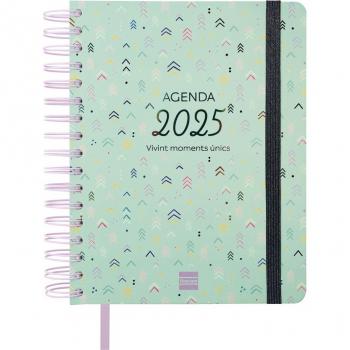 Agenda Vitae 16 Meses 2024-2025 Verde Septiembre-Diciembre Catalán