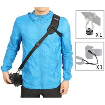 WITHLIN Paquete de fotografía profesional - deporte bandolera con cadena de seguridad para cámaras SLR réflex DIGITAL