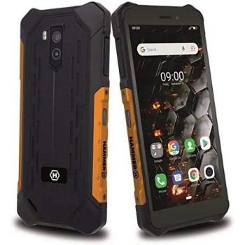 Hammer Iron 3 LTE 5,5“ IPS, IP68 - a Prueba de Agua, a Prueba de Golpes, a Prueba de Polvo, Mega-batería 4400mAh, NFC, Octa-Core 2Ghz, Android 9, Dual SIM, 32GB/3GB, 4G, Dual SIM - Naranja