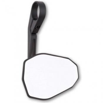 Espejo de manillar HIGHSIDER Victory-Slim - Negro - Ajustable para 22/25,4/30mm