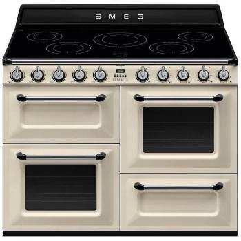 Cocina Inducción Smeg TR4110IP2 110cm Crema 5f