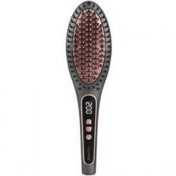 Cepillo alisador Cecotec Bamba Instantcare Smooth Brush cerámica con extracto de aguacate plata
