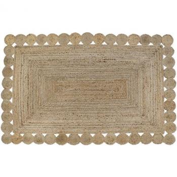 Alfombra DKD Home Decor Yute Marrón 200 x 290 x 1 cm