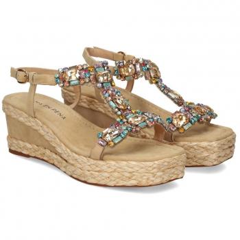 Sandalias de cuña Alma en Pena - Beige Talla 40
