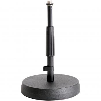 Soporte de Mesa para Micrófono Profesional K&M 23325 Negro