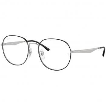 Ray-Ban RX6517D Asian Fit 2983 Gafas Recetadas para Hombre Negras